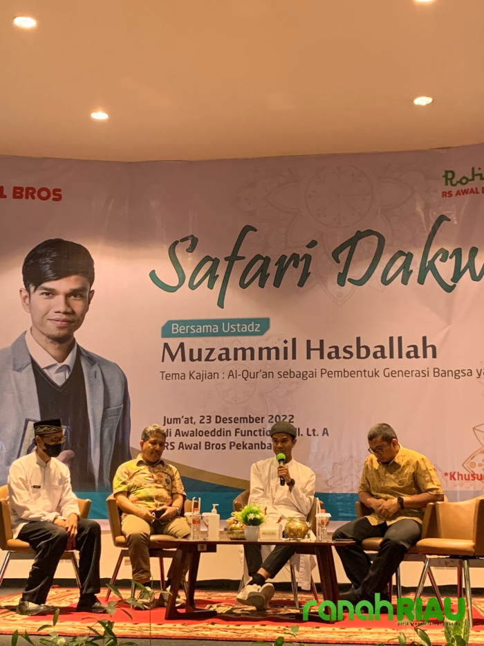 DT Peduli Riau, Safari dakwah galang dana Baitul Quran  bersama Muzammil Hasballah